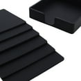 thumbnail image 3 of Posavasos de silicona perfecl Posavasos Buenos para Bebidas Frías o Caliente interiores o Exteriores amarillo negro rojo azul, 3 of 8