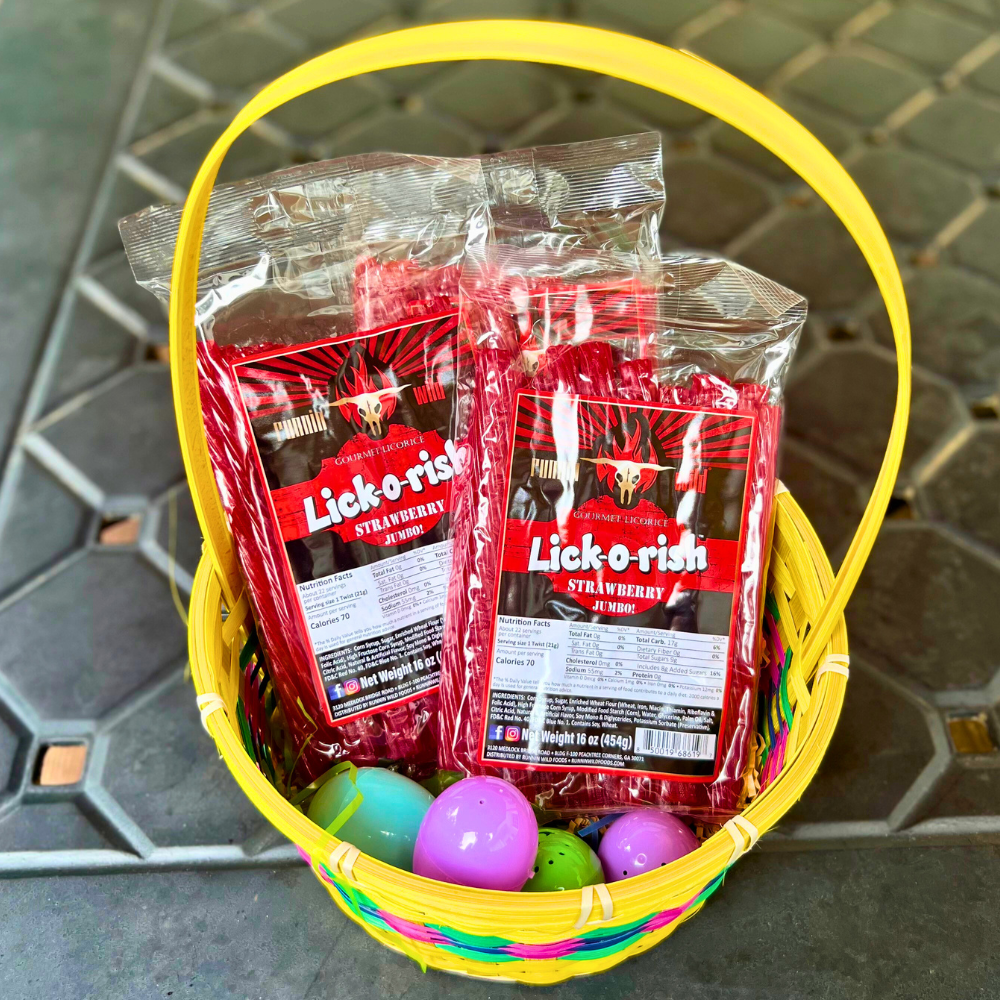 Red Licorice Candy | Gourmet JUMBO Strawberry Licorice | 3 Pounds Total (Set of 3 bags, 1 pound each)