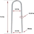 thumbnail image 3 of HLONK Trampoline Wind Stakes Galvanized Steel Trampoline Stakes Anchors, 3 of 7