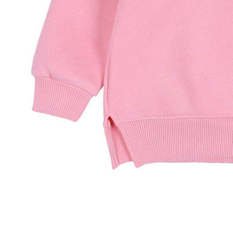 Baby pink crew neck jumper sale