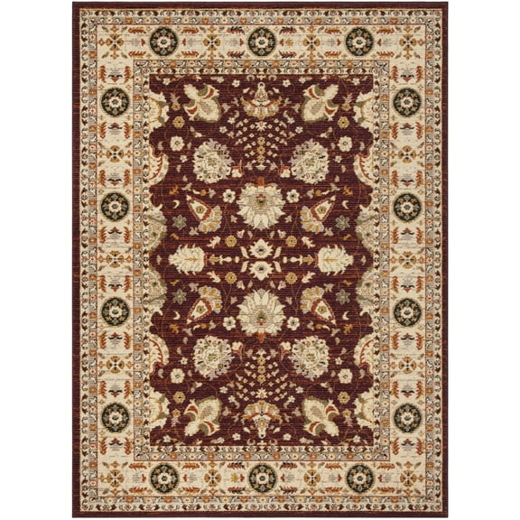 SAFAVIEH Summit Winchester Oriental Area Rug, Red/Creme, 3' x 5'