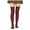 Wine Red, variant on Ksopiavobs Women Extra Long Thigh High Socks Cotton Knit Warm Thick Tall Boot Stockings Leg Warmers