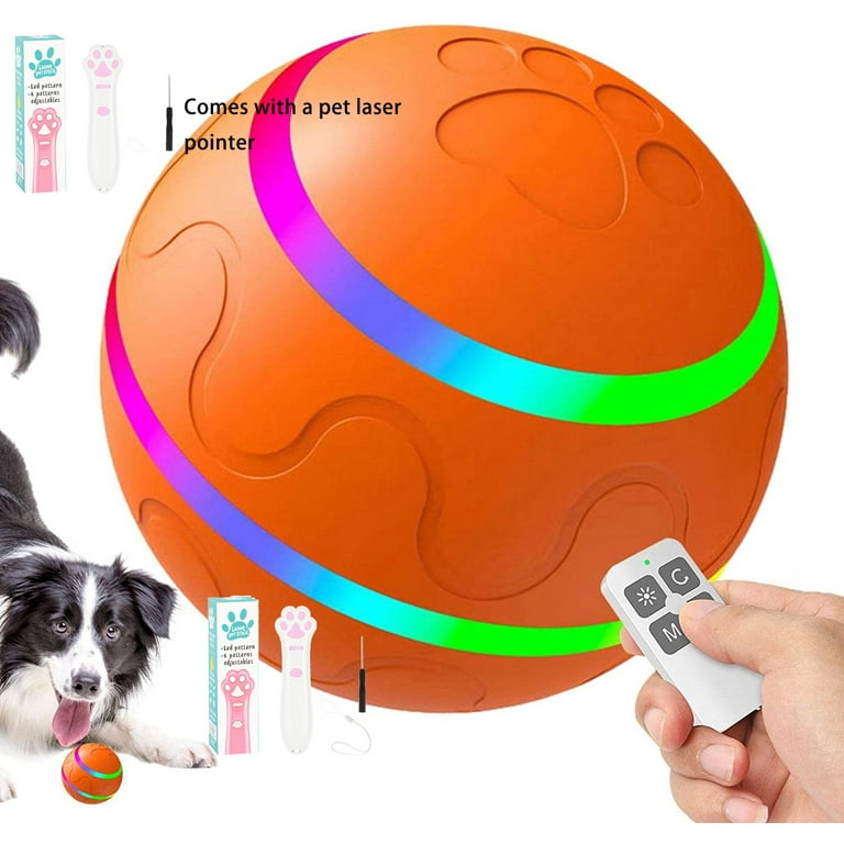 Pet Ball Toy Dog Motorized Rolling Ball Cat Chasing Jump Toys