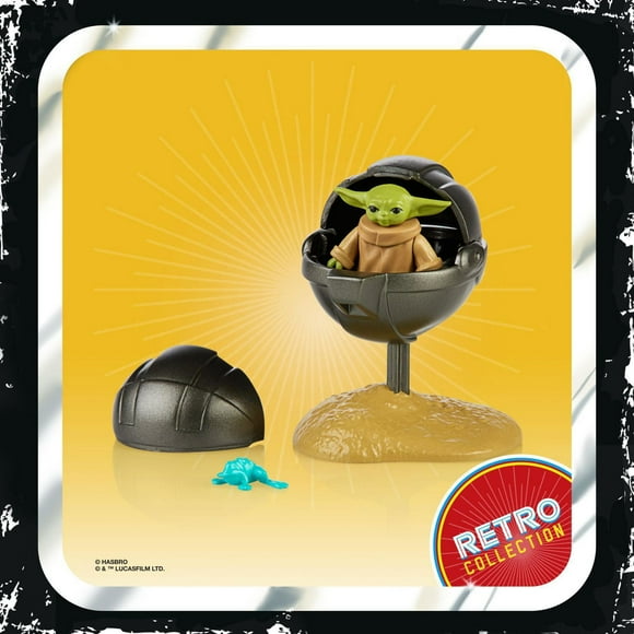 Star Wars Retro Collection, figurine articulée The Child de collection de 9,5 cm, The Mandalorian avec accessoires, pour enfants, dès 4 ans