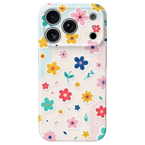 SKLYDDI Cute Pink Floral Case for iPhone 17 Pro Max - 160