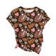 thumbnail image 5 of Tops de Cuello Redondo para las Mujeres Casual Camiseta Impresa de Moda con Mangas Cortas, Uso Diario Cómodo, 5 of 7