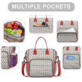 thumbnail image 2 of White Christmas Nutcracker Pattern Womens Lunch Box for Work,Insulated Large Lunch Bag for Tween and Teen,Loncheras Para Mujer,Leakproof Adult Lunch Bag for Work,Beach,Travel,Picnic,Camping, 2 of 7