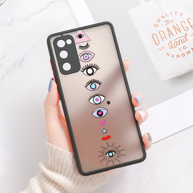 Funda protectora para Samsung S21 Ultra, carcasa dura mate para Galaxy S20 Fe S10 S8 S9 S10e Note 20 Ultra 10 Plus 9 8 Fivean unisex