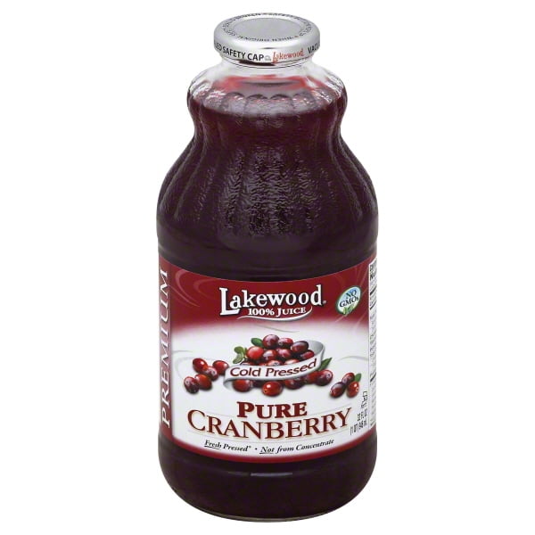 Lakewood Fresh Pressed 100 Pure Cranberry Juice, 32 Fl. Oz.
