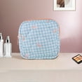 thumbnail image 5 of Unique Bargains 1 Pc Lady Portable Square Lipstick Bag for Travel Blue Polyester, 5 of 6