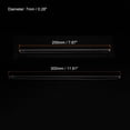 thumbnail image 2 of Uxcell 3.3 Borosilicate Glass Stick 7.87" 11.81" Length Stir Rod Round for Lab Kitchen Science 2in1 Set, 2 of 5