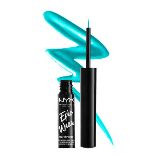 Delineador de ojos NYX PROFESSIONAL MAKEUP Epic Wear Metallic Turquesa