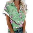 thumbnail image 1 of Mujeres Pantalones Cortos Impresos Blusas de Manga Corta Y Top Regular, Vestido de Moda de Verano Casual para Mujeres, 1 of 5