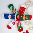 thumbnail image 3 of 6 Pairs Kids Christmas Socks Boys Girls Baby Cartoon Cotton Socks Warm Winter Soft Cute Casual Holiday Socks, 3 of 7