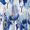 Blue, variant on Achim Poppy Field Floral Rod Pocket Room Darkening Curtain Panel, Blue, 50" x 63"
