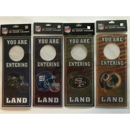 NFL 3-D Hologram Door Hanger Giants