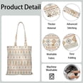 thumbnail image 4 of Sac en Toile Style Croquis Boho – Sac de Courses Tribal Réutilisable pour Femmes, 4 of 6