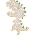 thumbnail image 1 of Miangastore Dinosaur Pin Copper Golden 1Pcs, 1 of 8