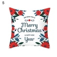 thumbnail image 2 of Ludlz Christmas Pillow Covers, 18 x 18 Inch Christmas Pillow Cases Decorations, Linen Cushion Decorative Throw Pillow Covers, Square Pillowcase for Home Office Living Room Xmas Decor, 2 of 8