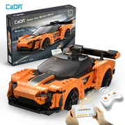 CaDA Raging Fire Supercar Programmable Remote Control Sports Car Model Building Block Toy C51075W Building Kit and Engineering Toy for Kids (295 Pieces)