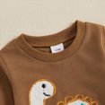 thumbnail image 5 of Xudanell Baby Boy Outfits 2 Piece Cartoon Set Baby Winter Clothes Long Sleeve Dinosaur Embroidered Sweatshirt Pants Toddler Infant Outfits, 5 of 8