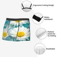 thumbnail image 3 of Fotbe Daisy Flowers Calzoncillos Tipo Boxer con Bolsa de Soporte Total para Hombre, X-Temp Fresco, Transpirable y de Secado Rápido-Large, 3 of 5