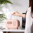 thumbnail image 2 of Dispensadores de pañuelos, Cute Pi Retro Radio Pattern Titular de pañuelos brillar Electrónica, 2 of 4