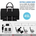 thumbnail image 3 of Bolso de viaje Weekender ETRONIK XL para mujer con juego de 3 piezas, 3 of 8