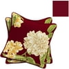 Better Homes and Gardens Decorative Pillows, Set of 2, Peony