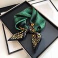 thumbnail image 6 of CAILDANL 100% Pure Mulberry Silk Square Scarf 27"x27" Women Neckerchief Headscarf Gift Packed, 6 of 6