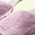 thumbnail image 3 of Under$5 Clearance Rciityk 2PC Plus Size Bras for Women Front Button Closure Full Coverages Bras Comfort No Underwire Wireless Everyday Bras for Seniors - Spring/Summer Savings Clearance, 3 of 5