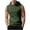 Army Green, variant on asjyhkr Mens Summer Gym Hoodies Sleeveless Shirts Drawstring and Pockets Workout Running Tees