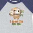 thumbnail image 4 of Inktastic Sloth I Love My Nai Nai Boys or Girls Baby Bodysuit, 4 of 5