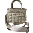 thumbnail image 1 of Bolsa Steve Madden Mini Tote Binko Sqares Beige, 1 of 7