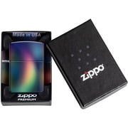 Zippo Lighter - Customized Message on Prismatic 540 Matte Pocket Lighter 46565