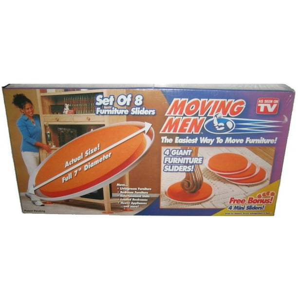 Moving Men As Seen On Tv 8 Piece Furniture Slider Set Walmart