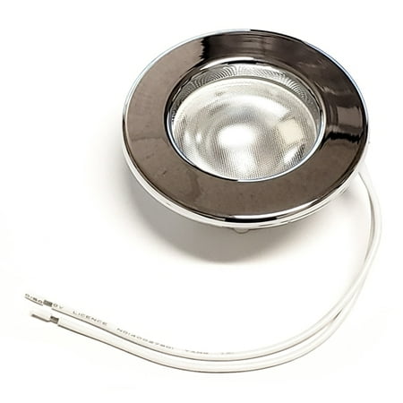 

Bee Green FriLight Pinto Dual-Color LED Ceiling Light With Chrome Trim - 6 Red 10 Warm White