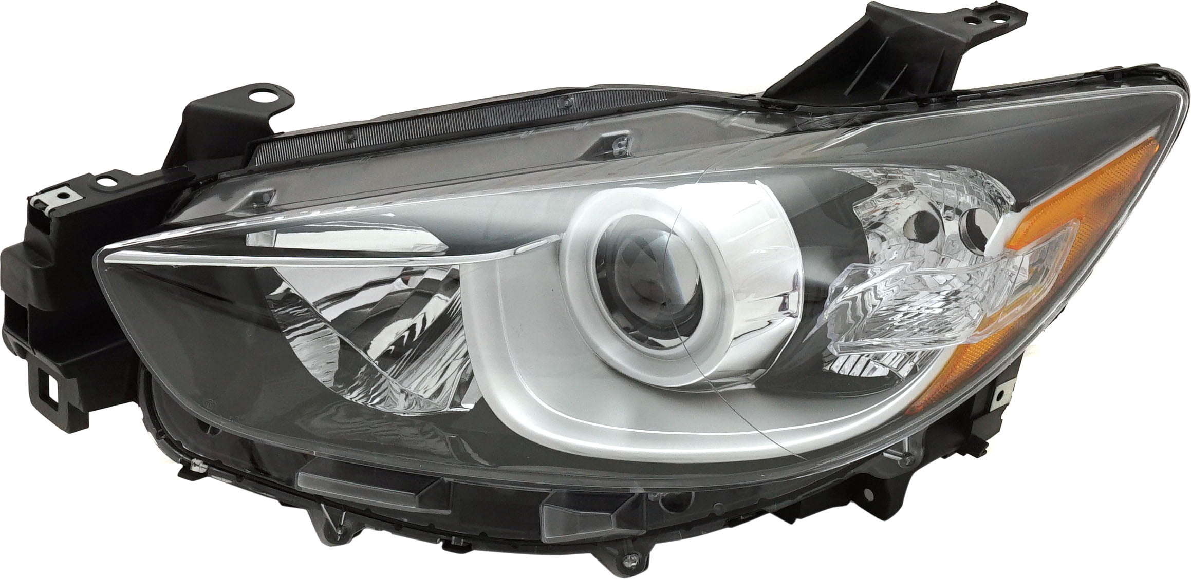 Replacement REPMZ100104 Headlight Compatible With 2013-2016 Mazda CX-5 Left Driver Halogen