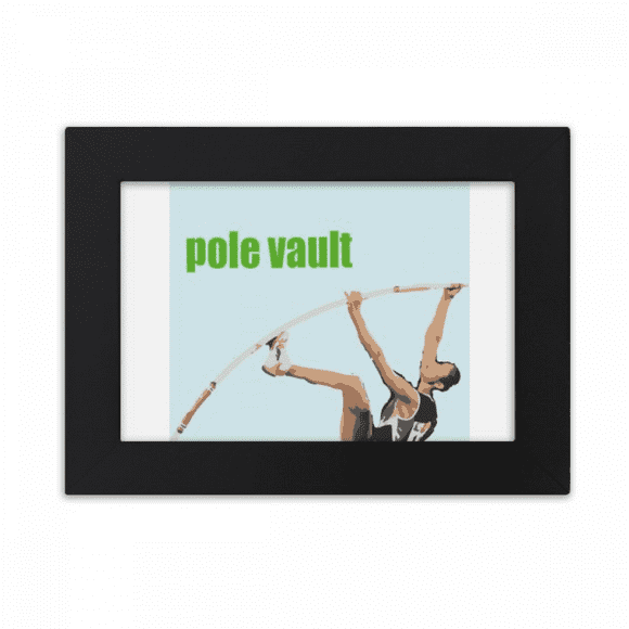 Pole Vault Field Events Art Deco Fashion Desktop Photo Frame Ornaments Picture Art Painting