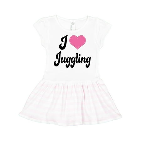 

Inktastic I Love Juggling Gift Toddler Girl Dress