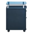 thumbnail image 3 of Scranton & Co 2 Drawer Wood Mobile File Cabinet in Graphite, 3 of 4