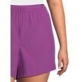 thumbnail image 4 of Reebok Women’s Plus Size Staple Running Shorts, Sizes 1X-4X, 4 of 5