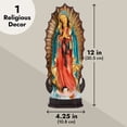 thumbnail image 3 of 12 Inch Our Lady of Guadalupe Statue, Resin Religious Figurine, Christian Decor, 3 of 10