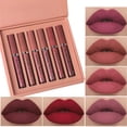 thumbnail image 4 of HANDAIYAN Set of 6 NonStick Cup Liquid lipstick , Long-Lasting Lip Gloss Gift Box – Matte Finish Lip G beauty Makeup for Women, 4 of 4