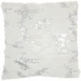 thumbnail image 1 of HomeRoots 386443 Coussin d'Accent Blanc Pailleté, 1 of 1