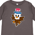 thumbnail image 4 of Inktastic Memorial Day Baby Eagle with Patriotic Hat Boys or Girls Long Sleeve Toddler T-Shirt, 4 of 5