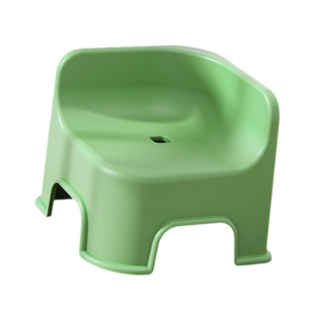 Taburete pequeño para niños, resistente y cambiador de zapatos para dormitorio, mesita de noche, multiusos. Verde
