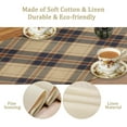 thumbnail image 6 of Vintage Home Table Runner Linen Rustic Old Fashioned Striped Plaid Printed Tabletop Collection Decor Kitchen Table Party Wedding Holiday Table Runner13.8x108in, 6 of 6