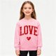 thumbnail image 1 of Sudadera sin capucha Zhongda para niños, sudadera con capucha de terciopelo de manga larga con cuello redondo estampada, sudadera con capucha informal y cómoda para niños, sudadera con capucha, blusa, 1 of 6