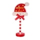 thumbnail image 1 of Decoración Navideña Adorno Navideño Nueva Señal De Tráfico Navideña Luces Decorativas Madera Navidad Vacaciones Ventana Escritorio Ambiente Luces Led De Colores Papá Noel Para Aquí, 1 of 6